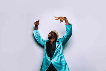 portrait of an hip hop music performer