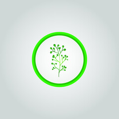 leaf logo design. Landscape, garden, plant, nature and ecology logo vector design. Ecology Happy life Logotype concept icon. Vector illustration, Graphic Design editable