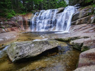 Obraz premium Waterfall in the forest