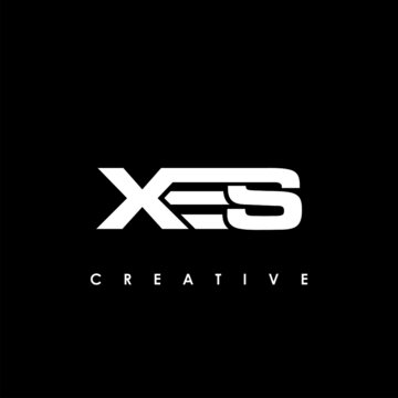 XES Letter Initial Logo Design Template Vector Illustration