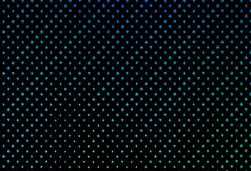 Dark blue, green vector texture with playing cards.