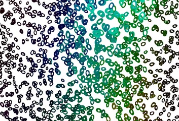 Dark Multicolor, Rainbow vector pattern with spheres.