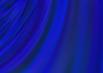 Dark BLUE vector background with bent ribbons.