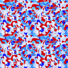 Seamless abstract geometry artwork with unusual pattern