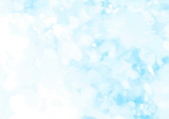 水彩の水色テクスチャ背景
