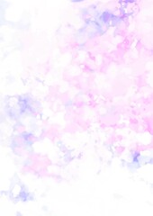 Fototapeta na wymiar ピンク色と紫色の水彩テクスチャ背景 