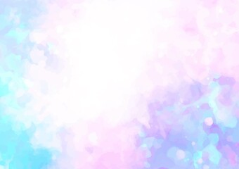 ピンク色と紫色の水彩テクスチャ背景
