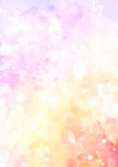 ピンク色と紫色の水彩テクスチャ背景
