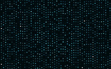 Dark BLUE vector pattern with spheres.