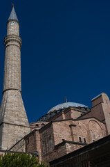 Fototapeta na wymiar santa sofia mosque in istanbul