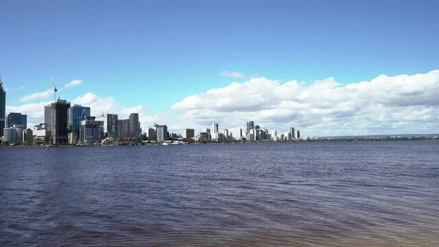 A view of the Perth city skyline