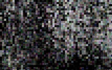 Dark Silver, Gray vector template with crystals, rectangles.