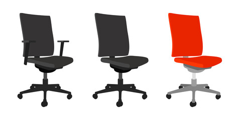 Office Chair Illustration - 461455462