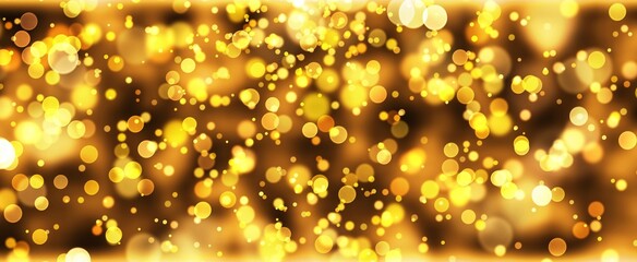 abstract gold background with bokeh