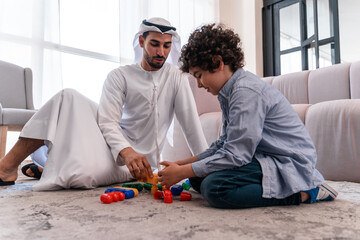 happy family spending time together