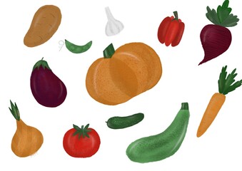 collection of vegetables