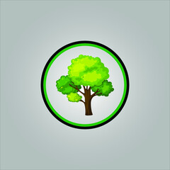 best tree logo design or best tree icon. perfect for company logo and branding or your design