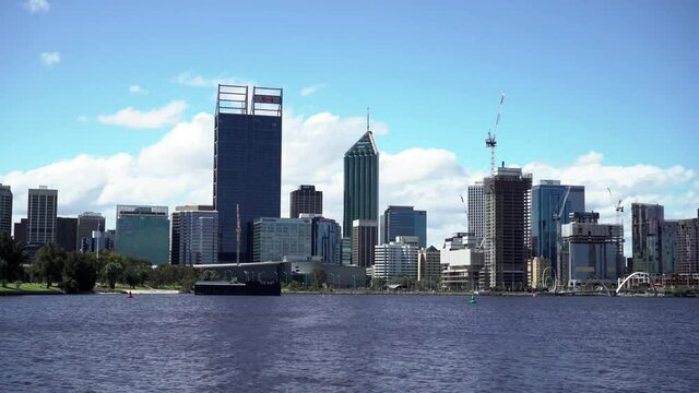 A view of the Perth city skyline