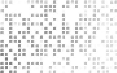 Light Silver, Gray vector cover in polygonal style.