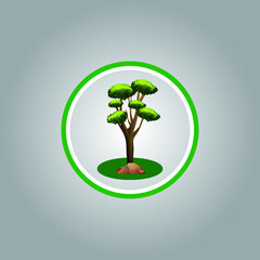 best tree logo design or best tree icon. perfect for company logo and branding or your design