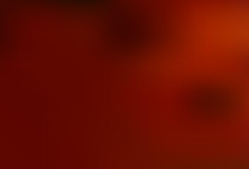 Dark Orange vector blurred bright template.