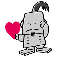 怒りの気持ちを伝えるロボット01-9