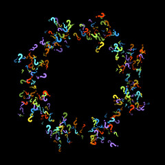 Question marks Quiz, doubt poll query public poll.