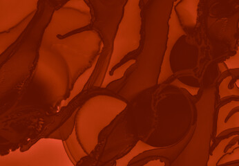 Blood Splatter Red. Abstract Valentine Background. Bloody Horror Design. Splat of Liquid Stains....