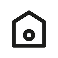 House vector icon on white background