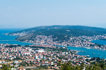 View of the Town of Trogir from the Village of Seget Donji