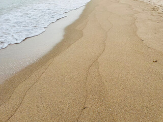 waves on the beach