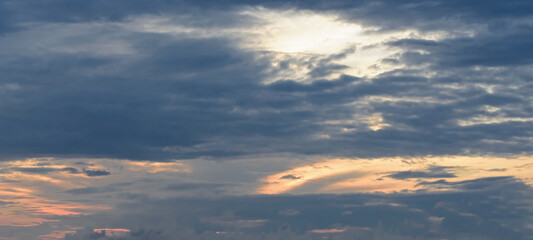 Obraz premium Sunset sky texture as background