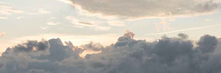 Sunset sky texture as background