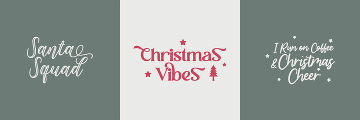 Merry christmas quote and element asset for craft, printable, sublimation, Greeting card, Cutting Machines, Winter season and christmas design for shirt, mug, Vector for Trendy women shirts