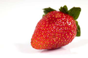 fresh red strawberry close up