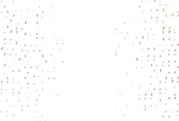 Light green, red vector template with man, woman symbols.