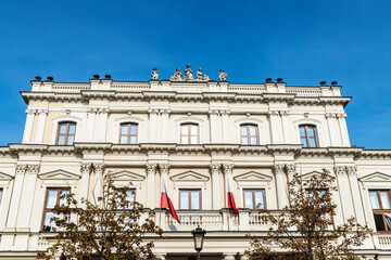 Fototapeta na wymiar Presidential Palace in Warsaw, Poland