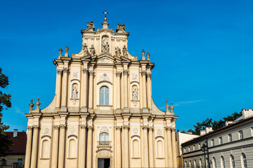Fototapeta na wymiar Church of St. Joseph of the Visitationists in Warsaw, Poland
