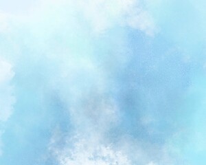 Blue aqua watercolor painting light texture