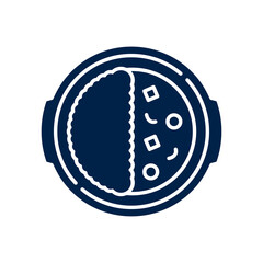 Curry icon logo template isolated on white background.