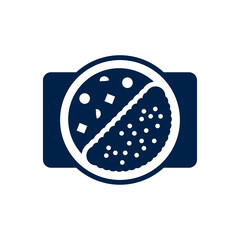 Curry icon logo template isolated on white background.