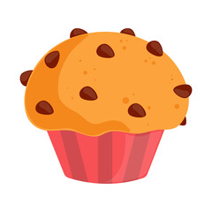 baked sweet cupcake