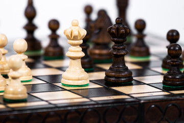 Chess Queens. Game of Chess. Game to Development Analysis Strategy Plan, Leader and Teamwork...