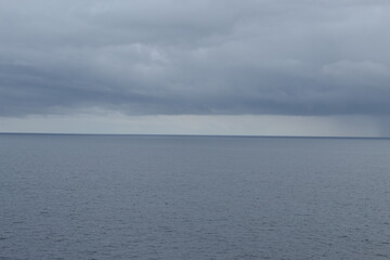horizon sur l'océan atlantique, paysage marin