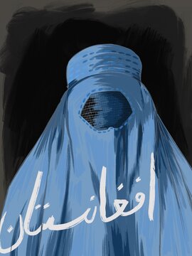 Woman with Burqa 2