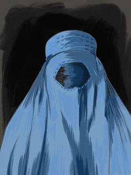 Woman in Burqa 1