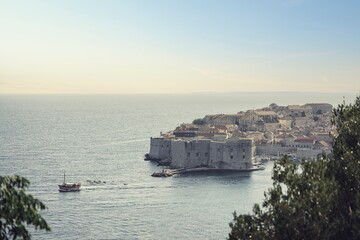 Dubrovnik old town and harbor of Dubrovnik are beautiful and one of the most popular sights in Croatia. Explore Dubrovnik's history medieval fortress with beautiful old buildings and relax by the sea
