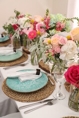 wedding table setting