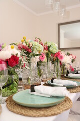 wedding table setting