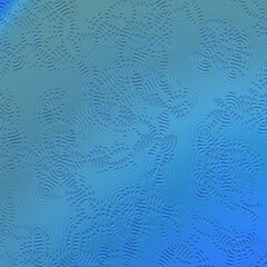 Fototapeta premium Like a waves on blue water surface abstract background 3d digital illustration